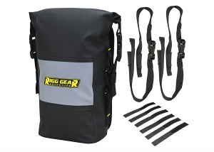 Photo of SE-4005 Hurricane RiggPak Crash Bar/Tail Bag  and straps on White Background